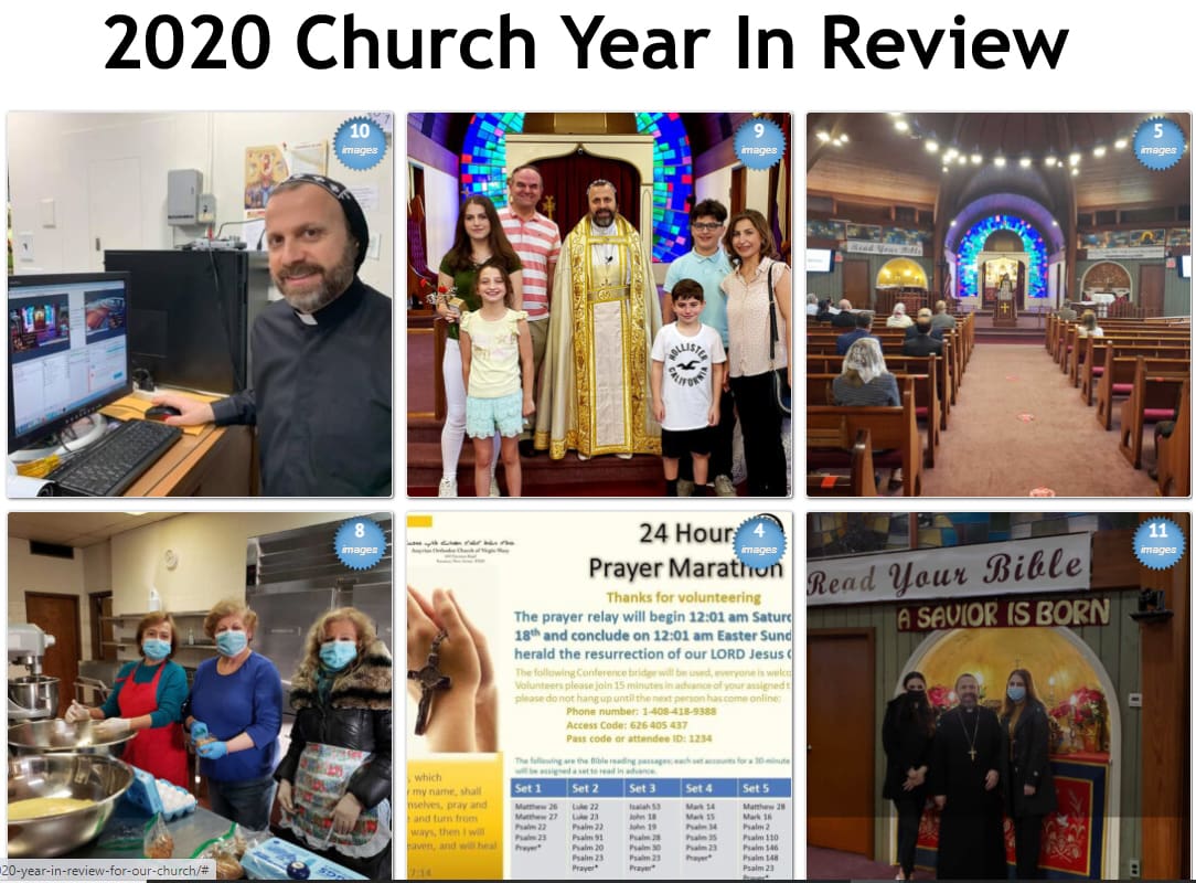2020 Church Year In Review - Photo Gallery