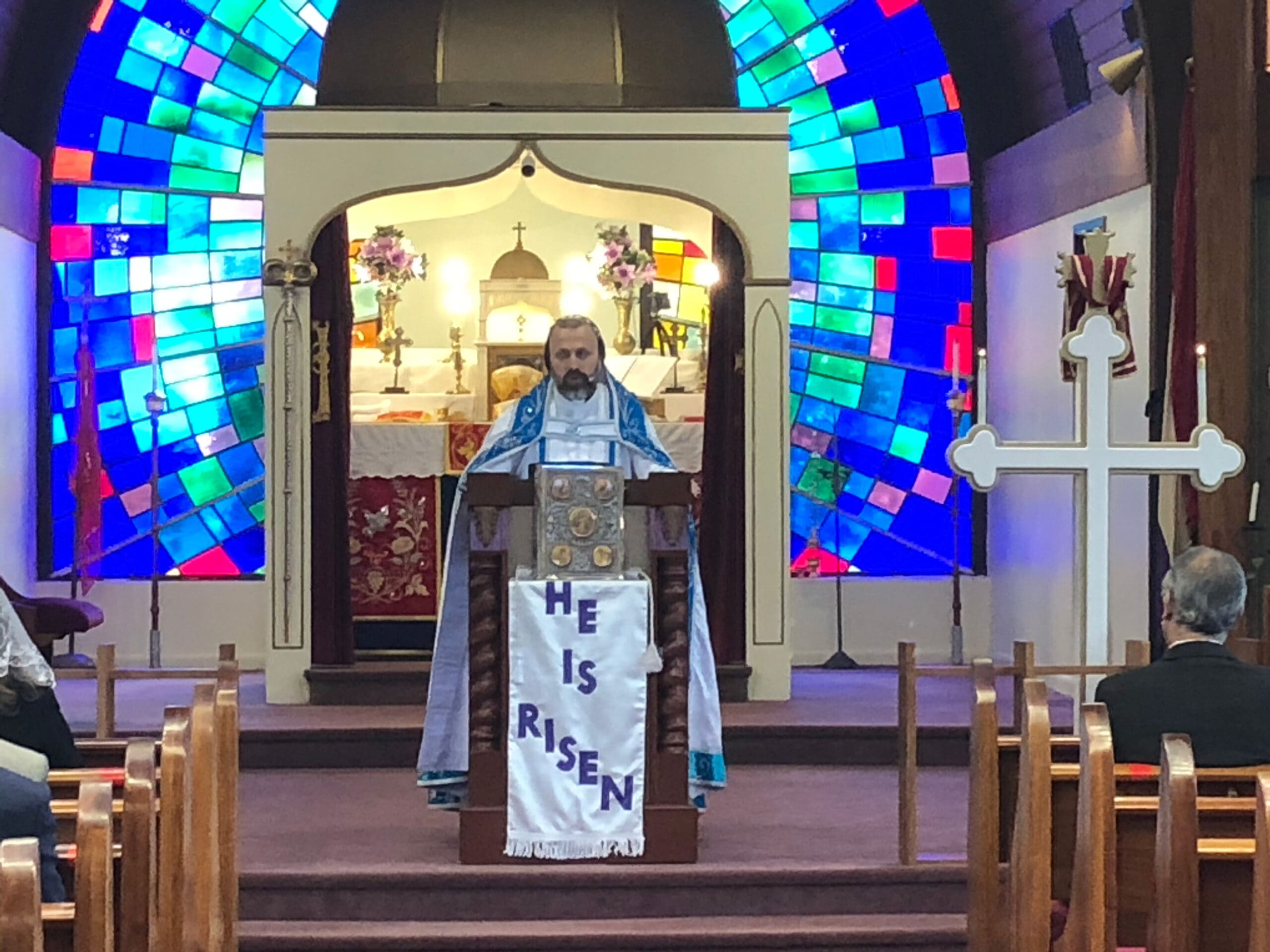 Jesus speaks to Peter