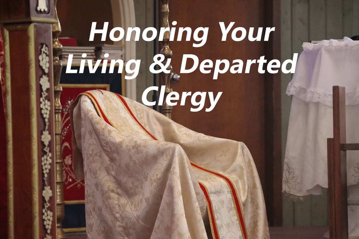 Sermon for the Departed Clergy